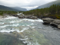 Dönfoss-Wasserfall 